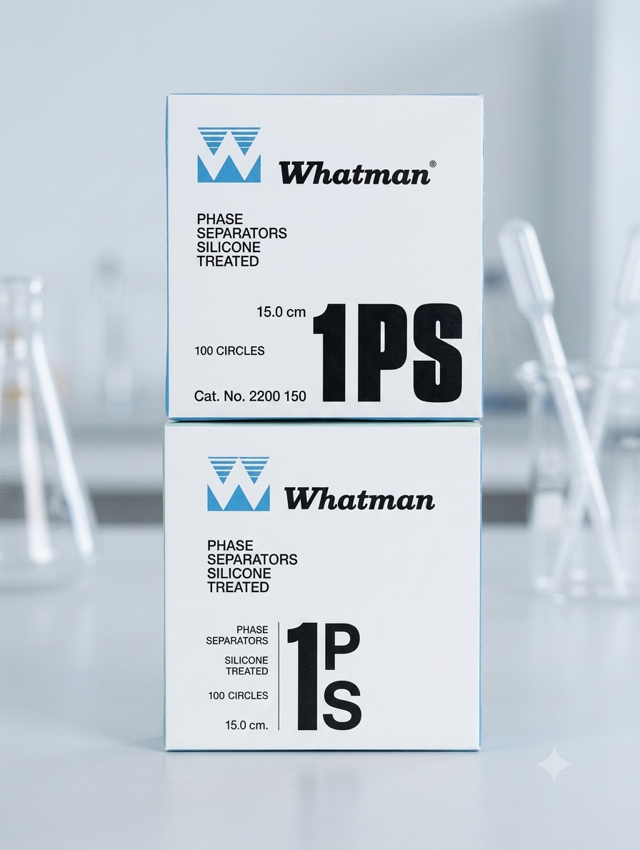 Whatman 1PS Phase Separators Silicone Treated Filter Paper 15.0cm NOS