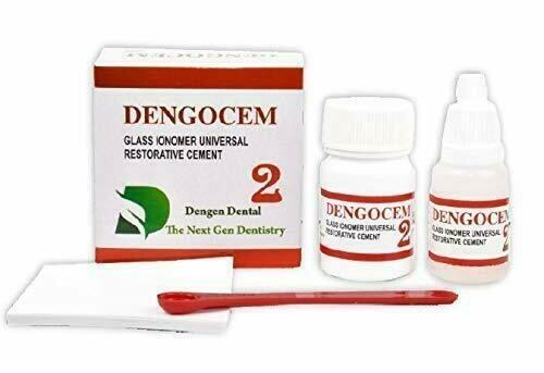2pcs Dengen Dental Dengocem 2 Permanent White Teeth Tooth Filling Kit Repairs