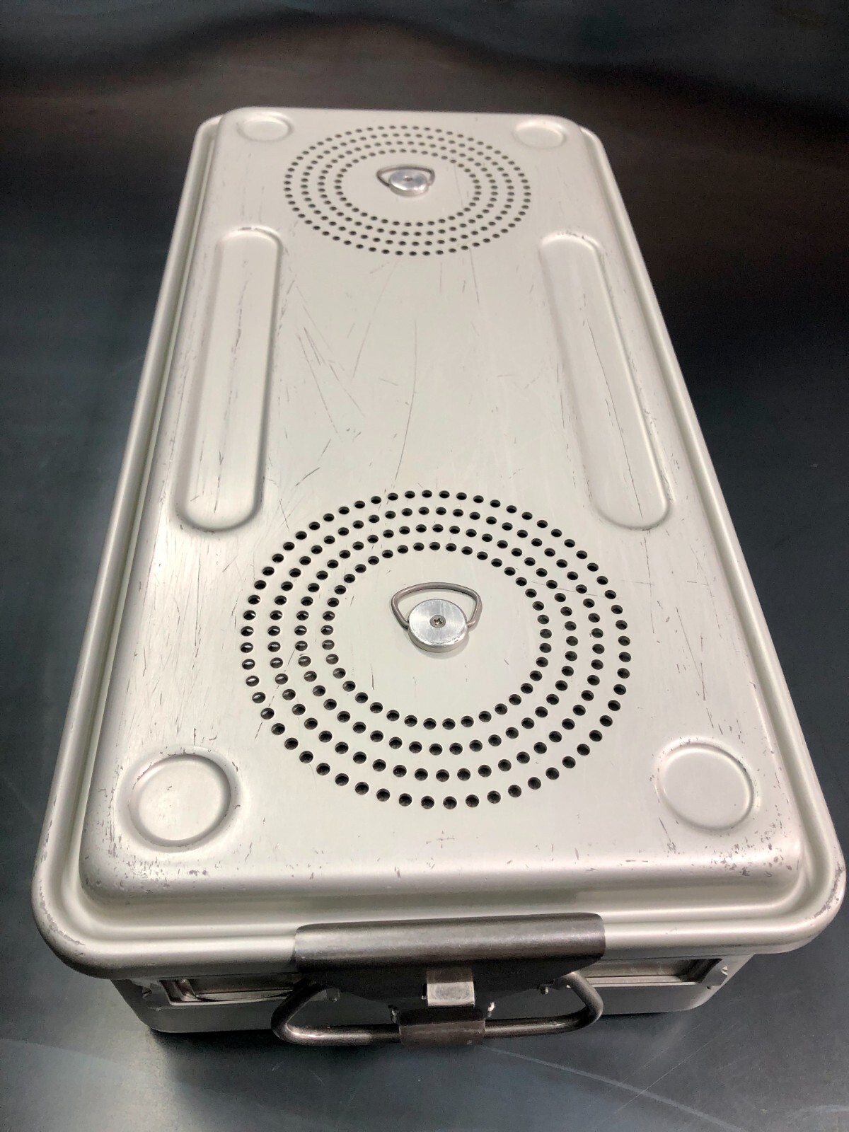 Case Medical SteriTite Sterilization container 22x10x5 w/ upper & lower vents