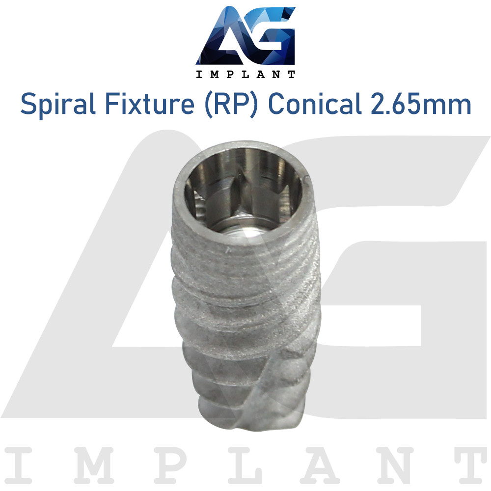 Spiral Fixture Regular Platform (RP) Conical Connection Hex 2.65mm