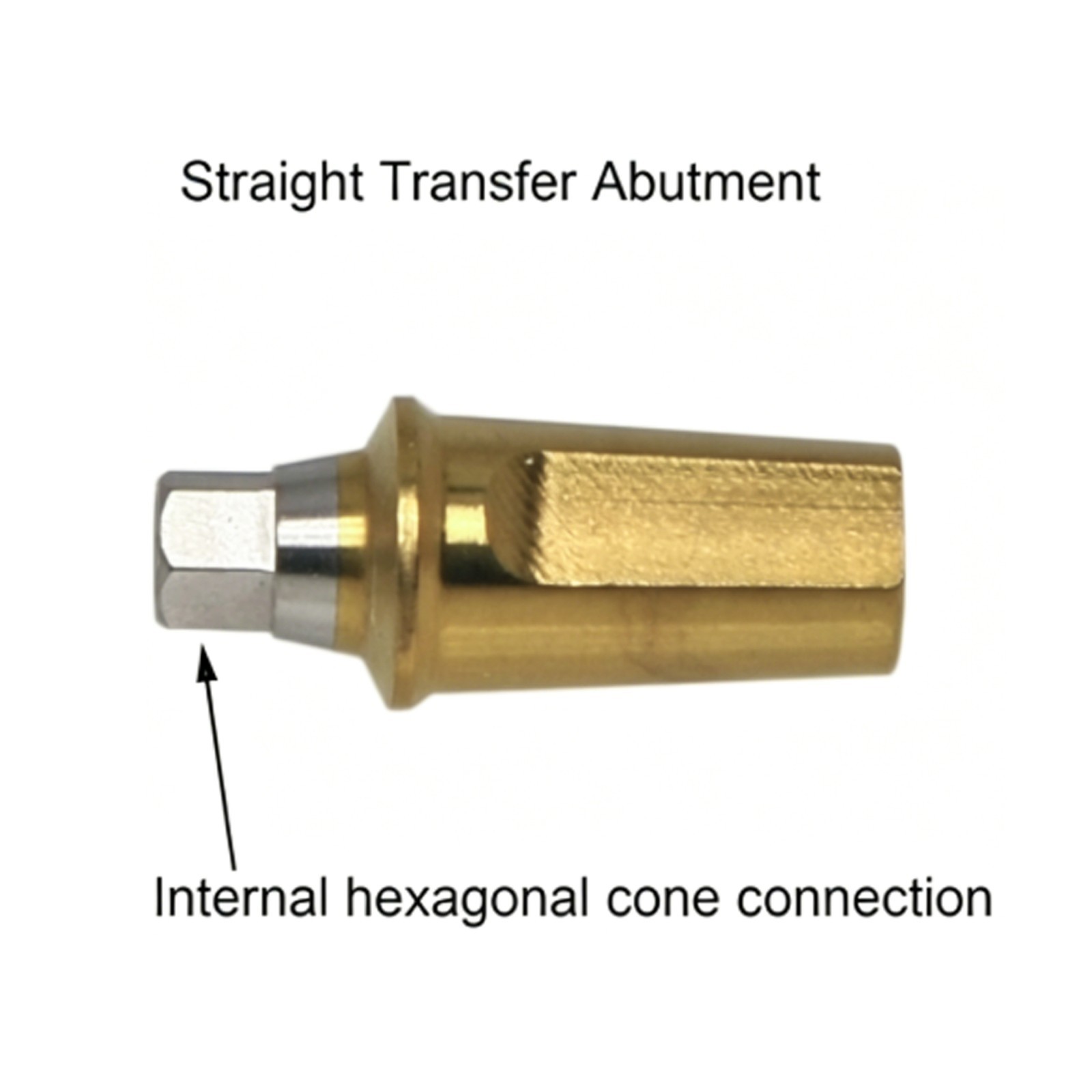 US Mini Titanium Straight Transfer Abutment Compatible with Osstem Hiossen