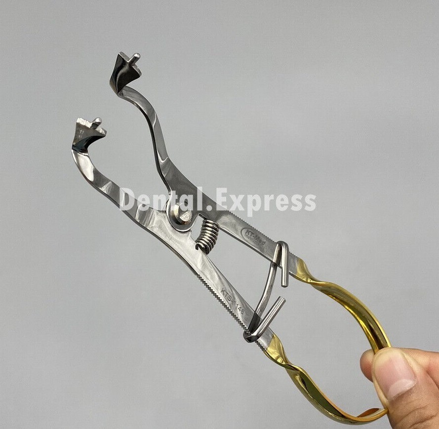 4pc Dental Resin Soft Clamp Plier Dam Sheet Clamps For Molar Premolar Clips