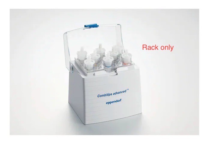 EPPENDORF Combitips Advanced Rack Holds 8 Combitip Positive Displacement Tips