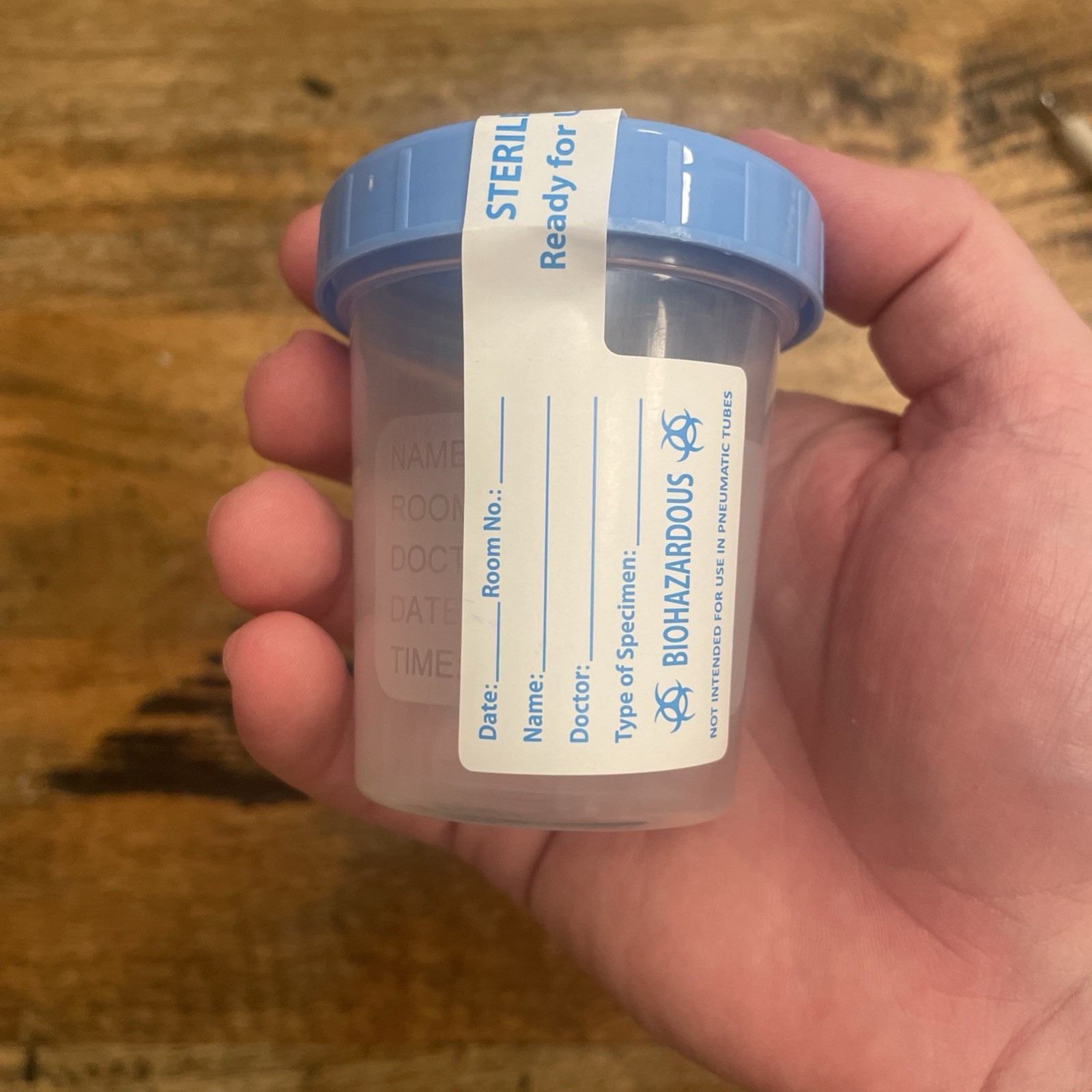 Urine Collection Sample Cup Sterile Specimen Bottle Testing (Lot of 55) Bulk!