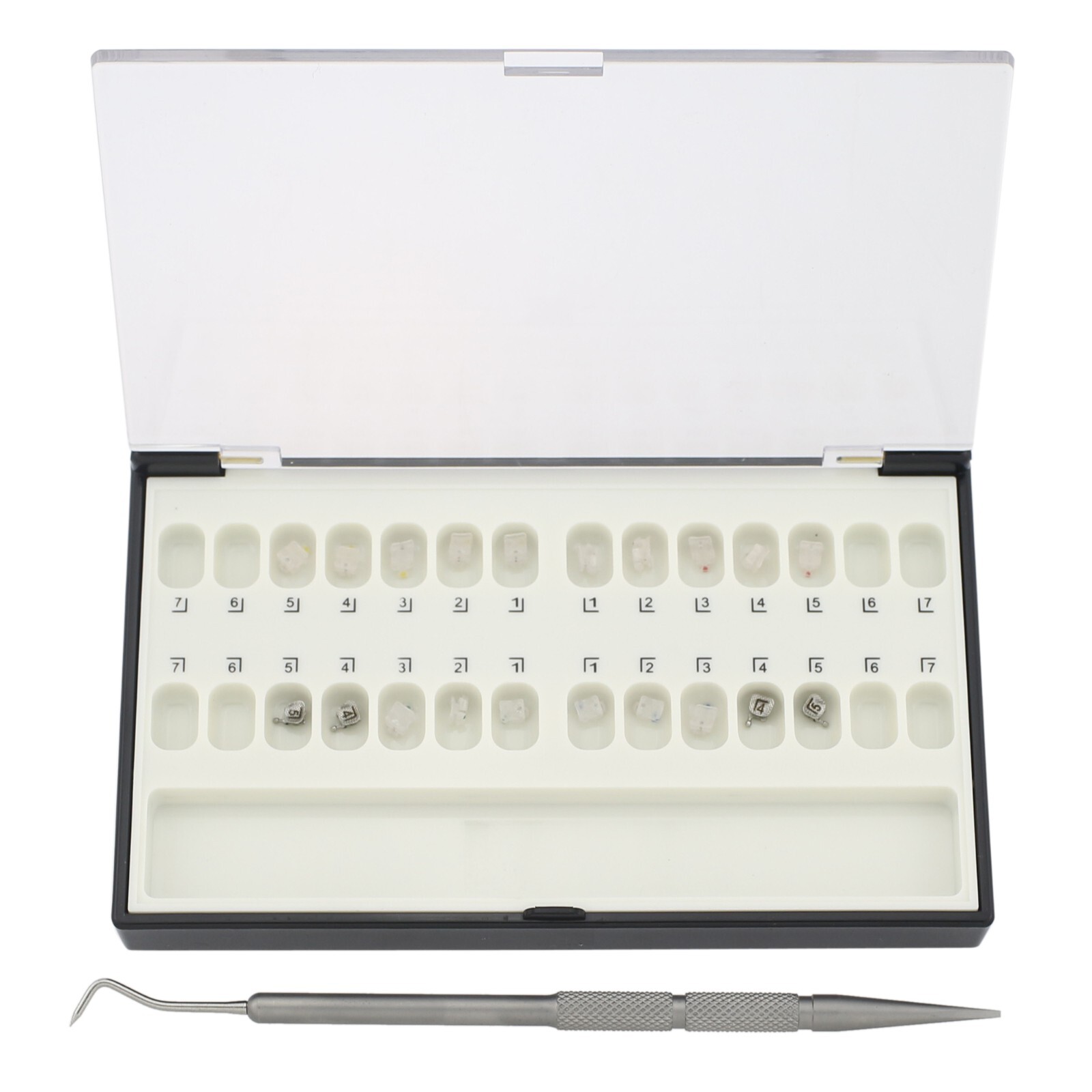 Orthodontic Self Ligating Brackets Damon Sapphire Clear Braces MBT Roth 022 5-5