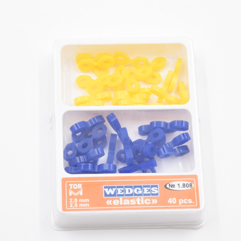 5 Box Dental Assorted Fixing Elastic Wedges № 1.808 Matrix Matrices Rubber Dam