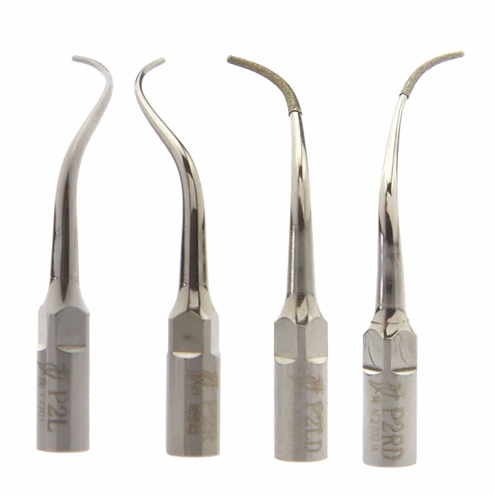 Woodpecker Dental Ultrasonic Scaler Tips P2L P2R Diamond Coated P2LD P2RD EMS