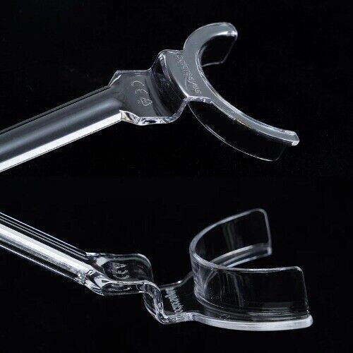Dental Orthodontic Mouth Opener Lip Expander Upper/Lower Retractor Black 2 Size