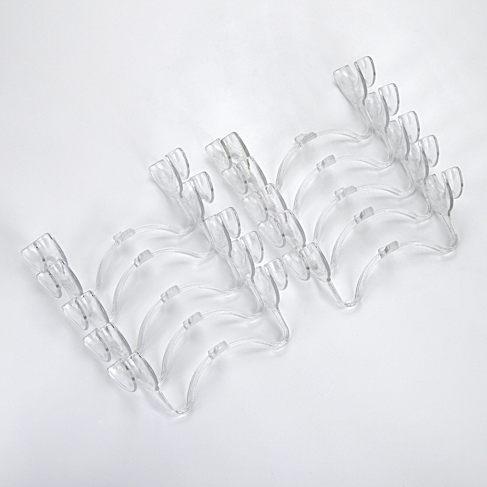 10X S Size Dental Ortho Intraoral Cheek Lip Retractor Mouth Opener Clear M-shape