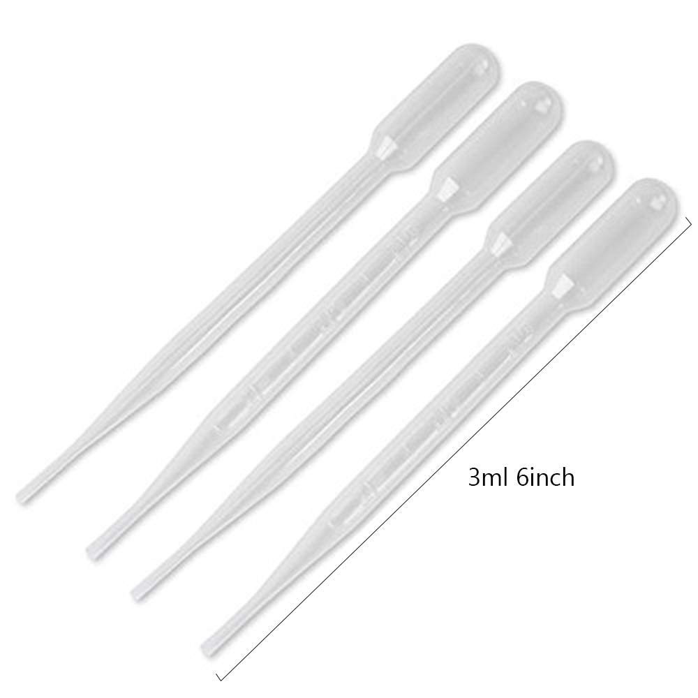 300PCS 3ML Plastic Transfer Pipettes,Disposable Graduated 3ml