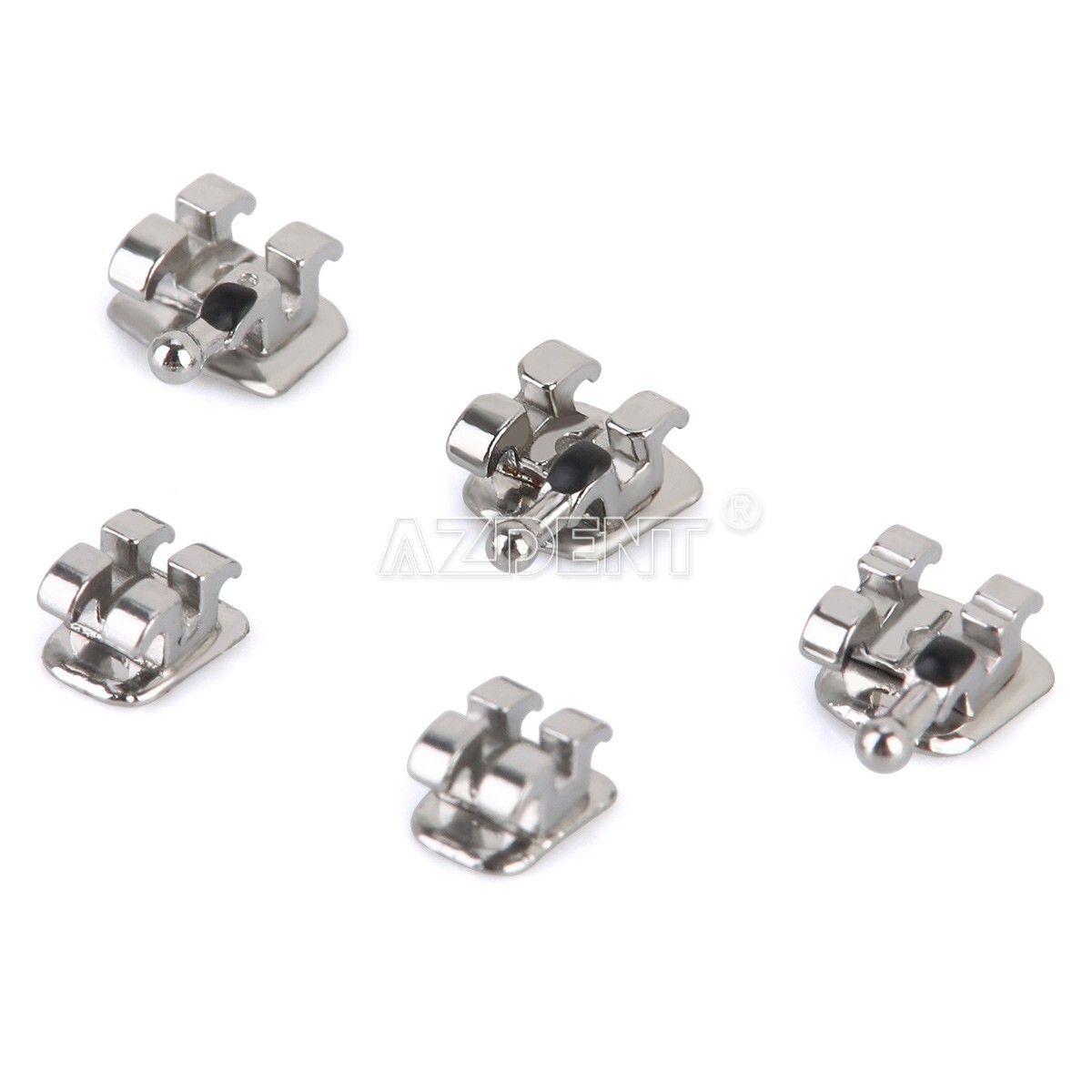 AZDENT Dental Orthodontic Brackets Braces/Zoo Pack Elastics atex Rubber Bands