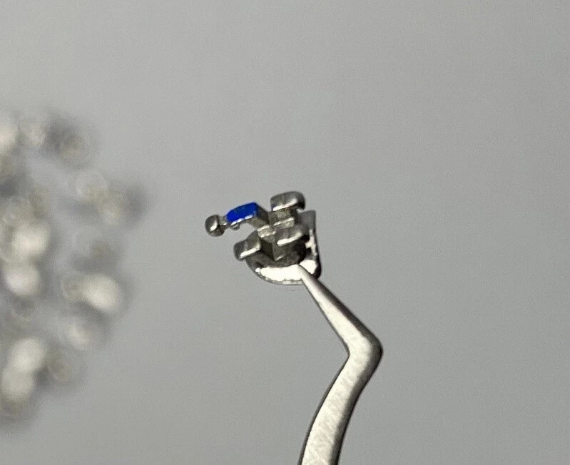 Dental Orthodontic Brackets Braces Standard Roth 022 Slot Hooks 345 Metal Bulk