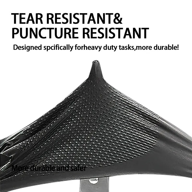 Black Nitrile Disposable Gloves 8 Mil Raised Diamond Texture | Fast Ship