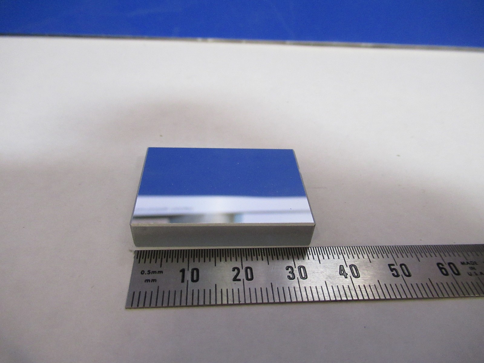 OPTICAL FLAT MIRROR RECTANGLE OPTICS AS PICTURED V1-A-83