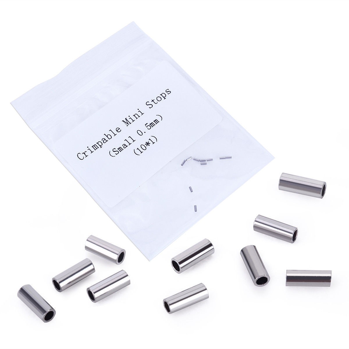 10Pc/Pack Dental Ortho Lingual Button Bondable Crimpable Hook Tube Small / Large