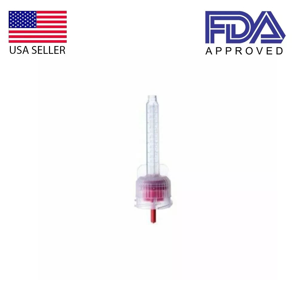 Sultan Red Mixing Tip for Genie Low Viscosity 50/Pack (Replace Yellow Tips)