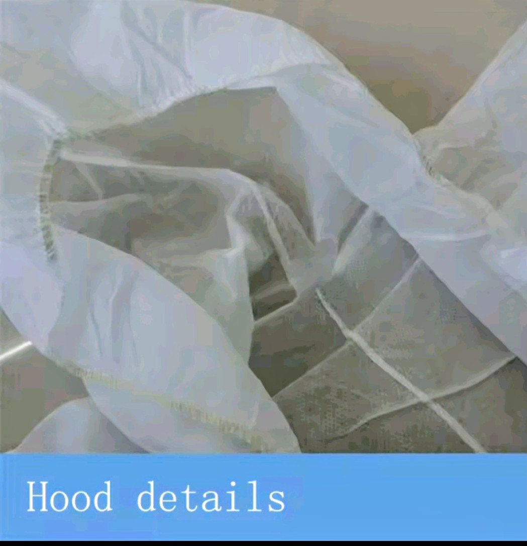 Disposable Breathable/Dust proof /water and oil resistant safety clothing/garden