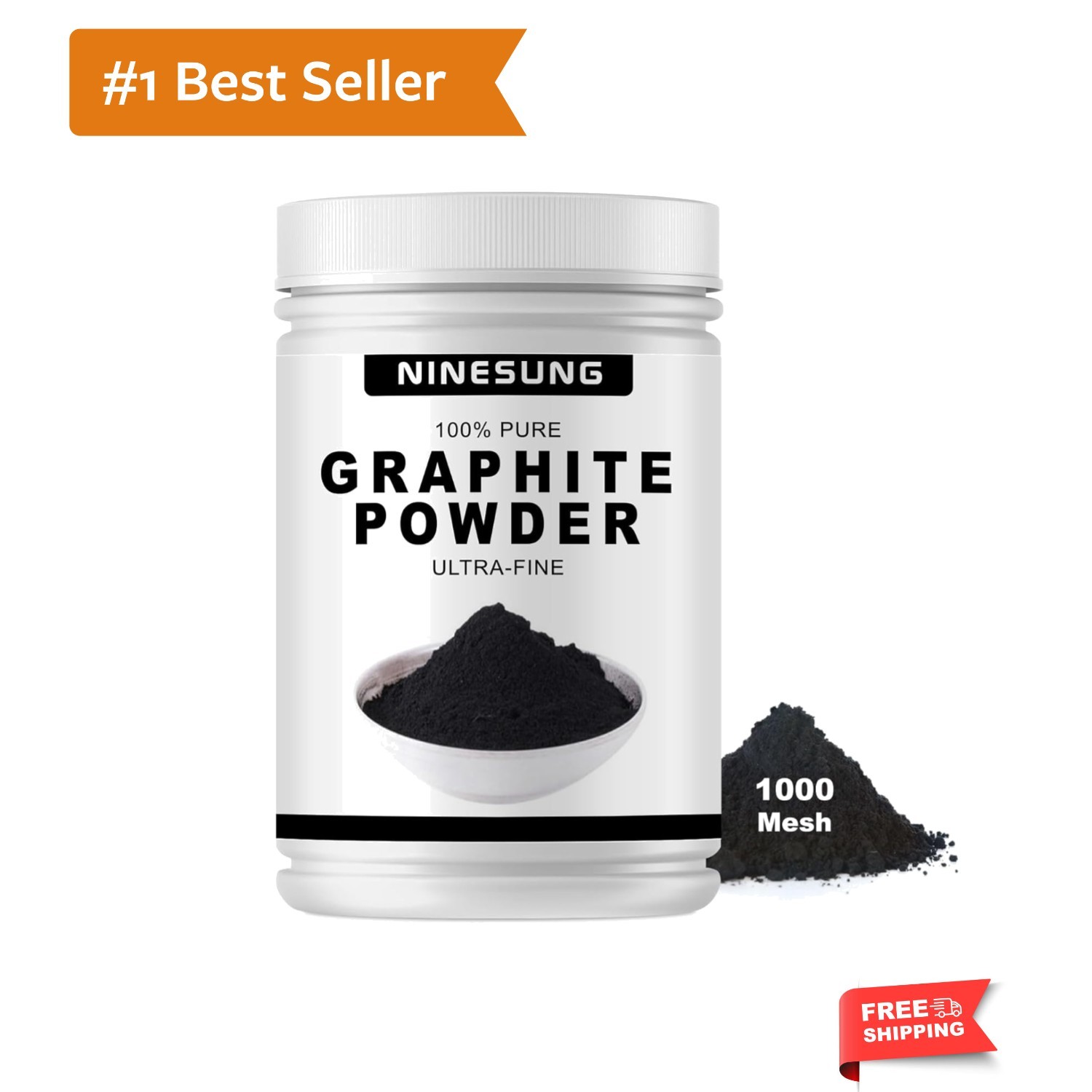 Pure Superultra-Fine Graphite Powder – 8 oz Lubricant for Optimal Performance