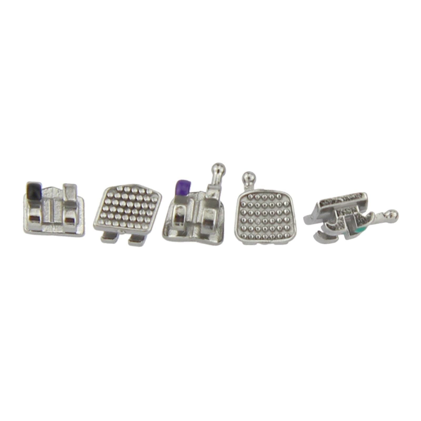 MIM MINI Metal Brackets Dental Orthodontic Brace MBT 022 345 With Hooks Slot 018