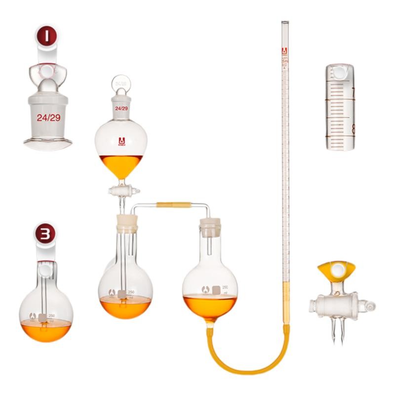 Pro-Grade Gas Sealing Inspector: Laboratory Glassware for Precision Analysis ca