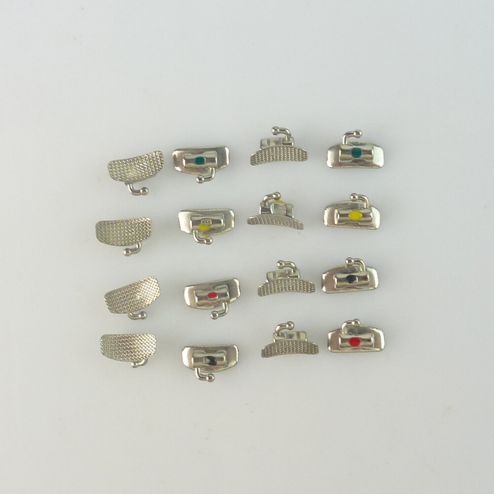 10Bag Orthodontic Bondable Brackets Buccal Tube Roth/MBT 022 1st Molar Non-conv