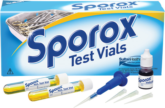 Sultan 75195 Sporox Test Vials Indicators Intro Kit
