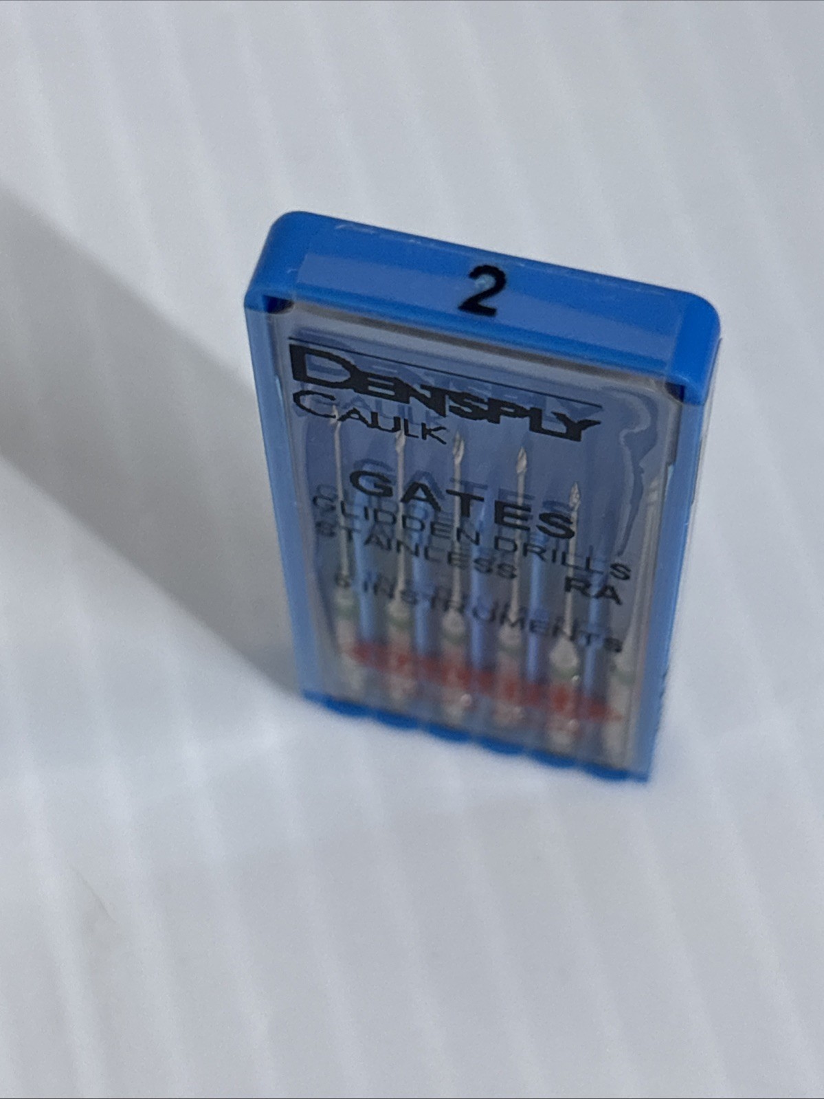 Dentsply Gates Glidden Drills, 6 Instruments Each Pack, Stainless Steel 32mm #2