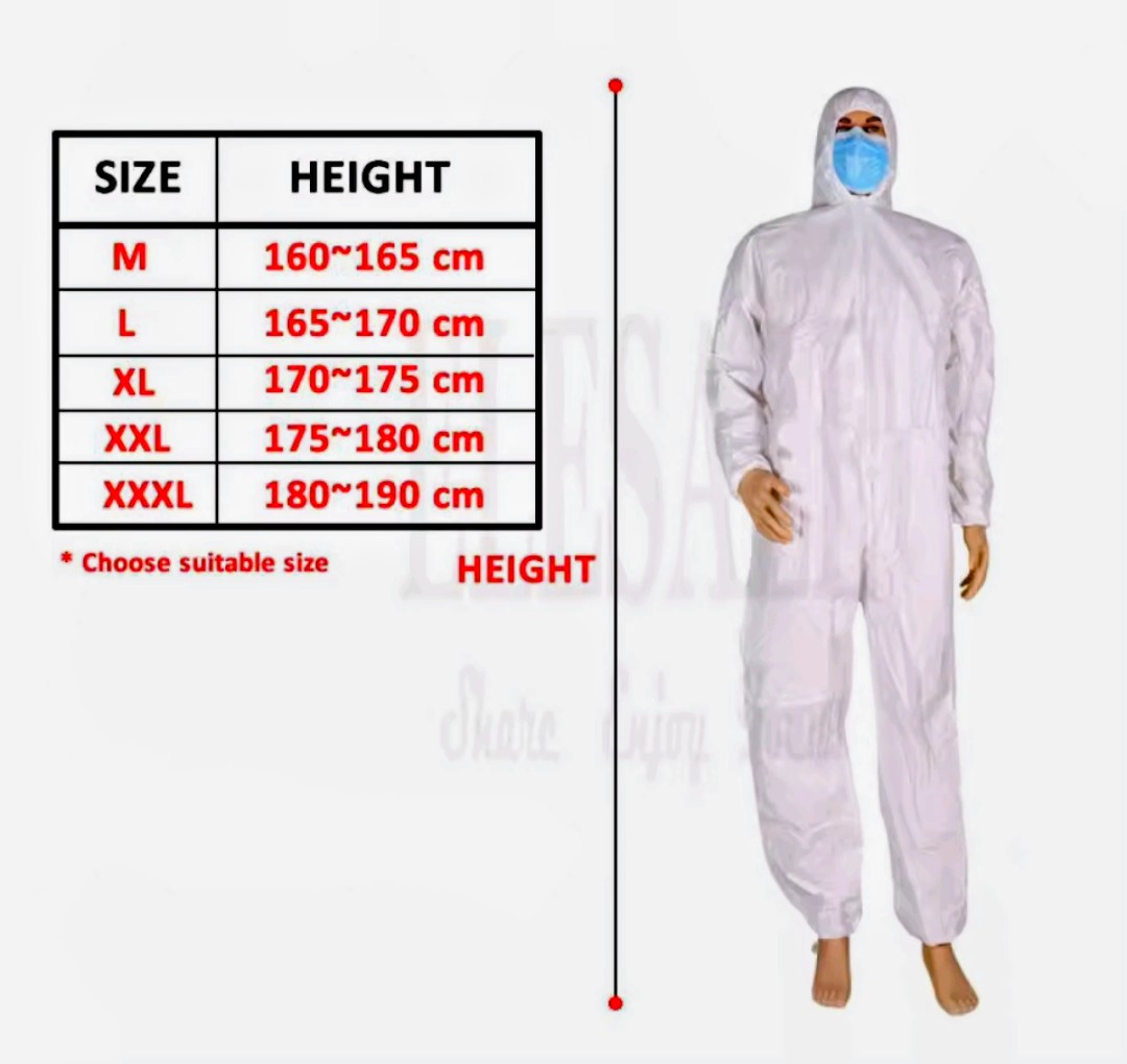Disposable Breathable/Dust proof /water and oil resistant safety clothing/garden
