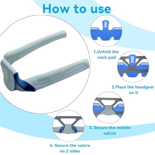 Cooling Neck Strap Pads Kit – 5 Pack Soft Fleece Comfort Covers for Face Masks,
