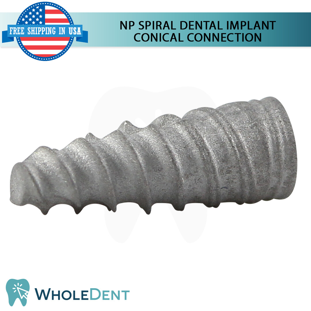 X1 Narrow Platform Spiral Conical Connection Hex 2.25mm Dental Titanium Sterile