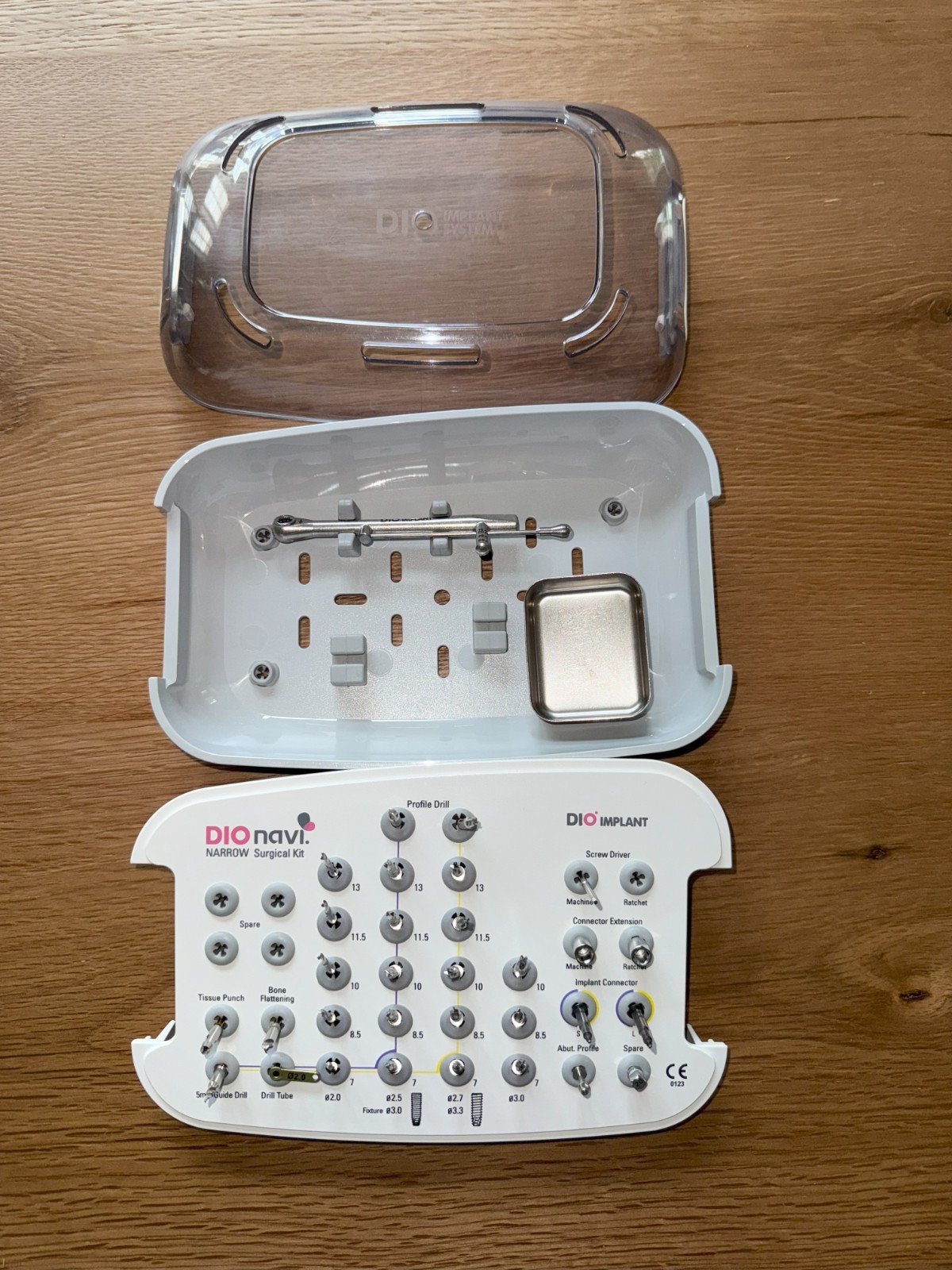 SIX DIO NAVI Implant System Surgical Kit, UV ACTIVATOR and MORE