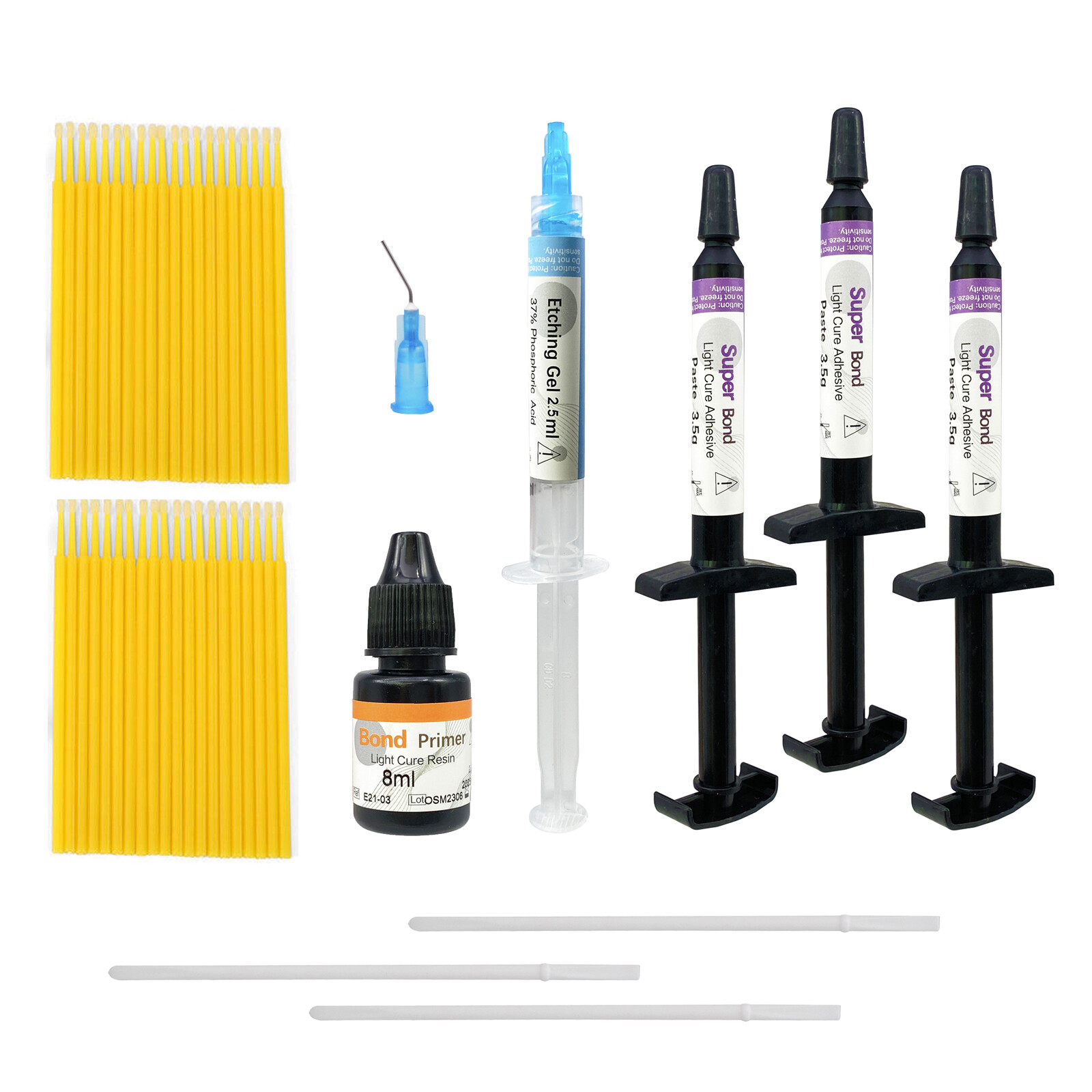 HOT 1 Box Dental orthodontic Adhesive Super Bond light cure paste primer etching