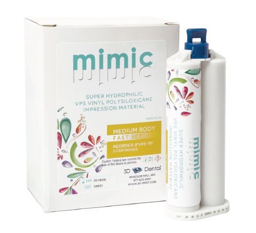 House Brand VPS-MF-4 VPS Mimic Impression Material Monophase Fast Set 4/Pk
