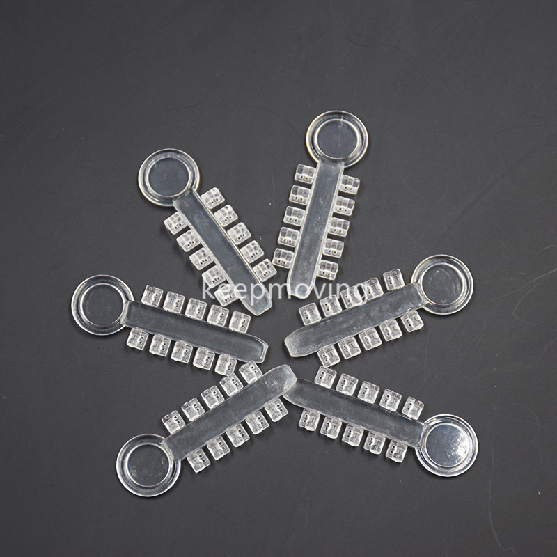 Dental Orthodontic Elastomeric Elastics Rotation Wedges Clear 200 Pcs/bag