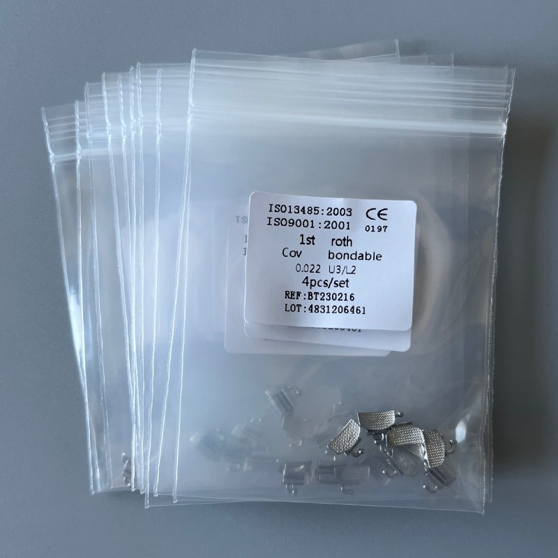 100 Bags Dental Orthodontic Buccal Tubes 1st Roth 022 U3/L2 Molar Cov Bondable