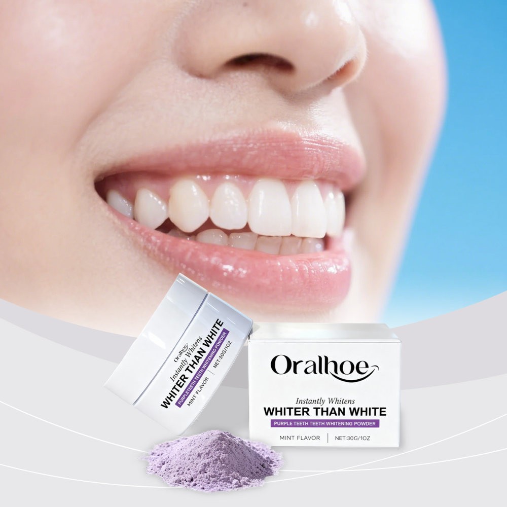 ple Tooth Powder Mint Flavor Fresh Breath Support Gum Boost