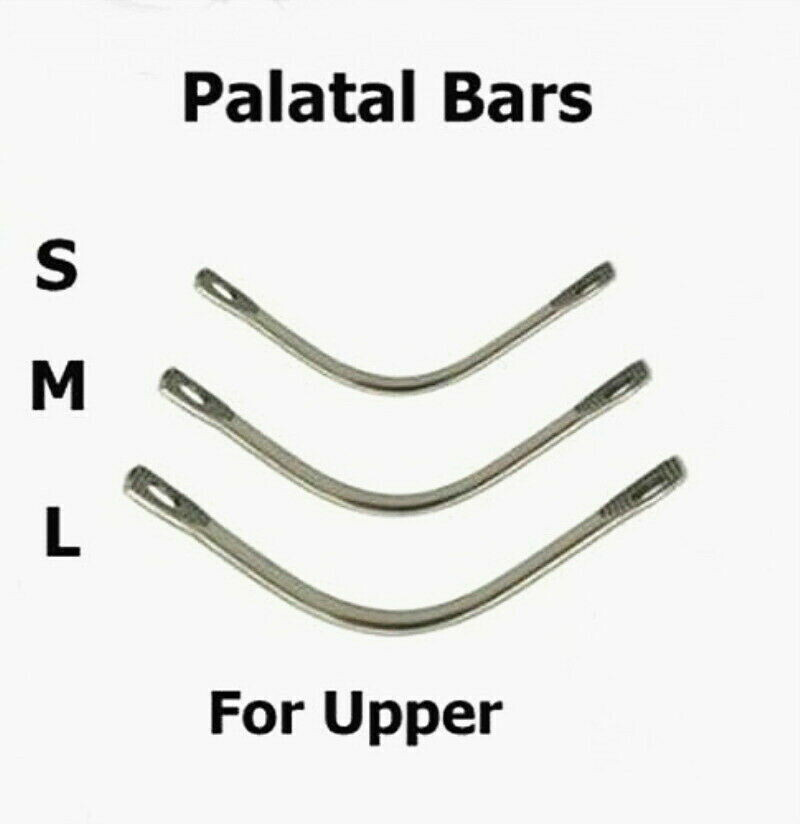 Stainless Steel Dental Instrument Lingual Bars/palatal bars 3 size-Upper S M L