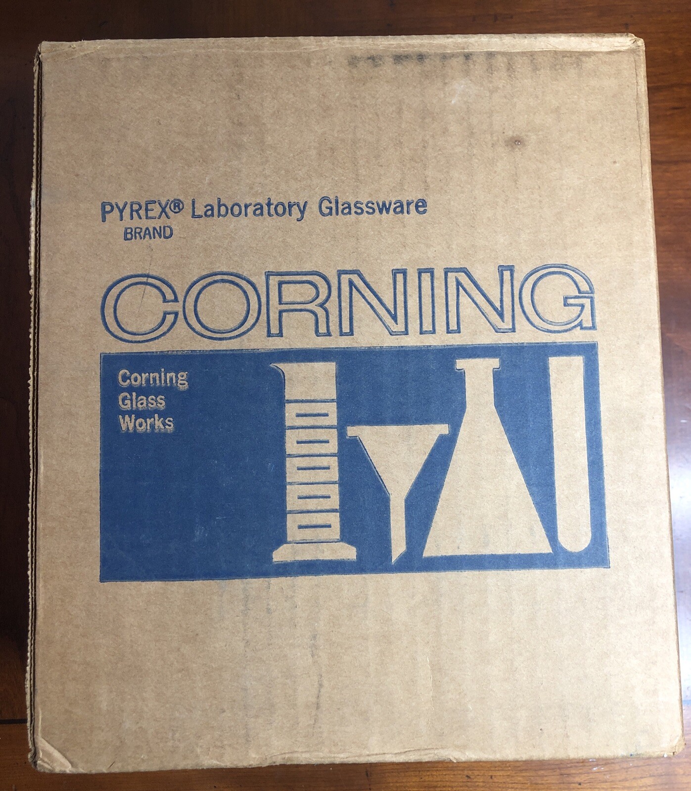 12PK PYREX 125 mL Narrow Mouth Erlenmeyer Flasks with Heavy Duty Rim 4980-125