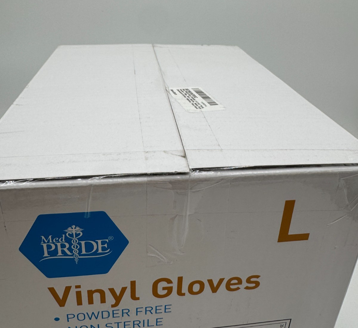 Medpride Medical Vinyl Examination Gloves, Powder Free, 10 Boxes, 1000 Total
