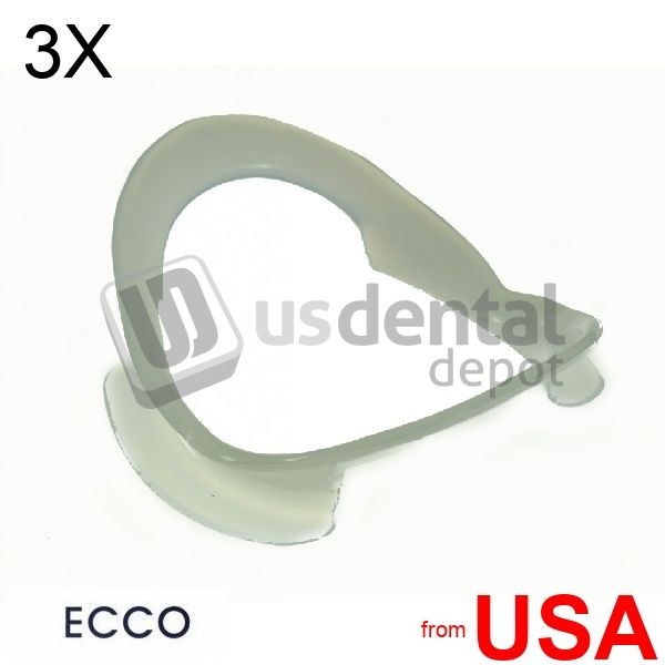 3X LOT of Anterior Lip Expander – CLEAR – each One size fits all – One Si 822366