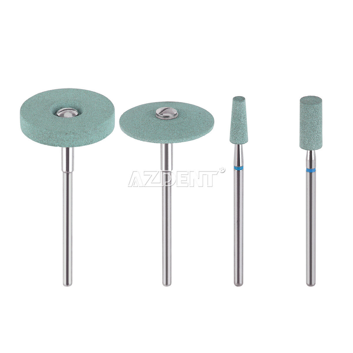 Dental Lab Diamond Impregnated Mounted Polishing Stone Zirconia Porcelain Green
