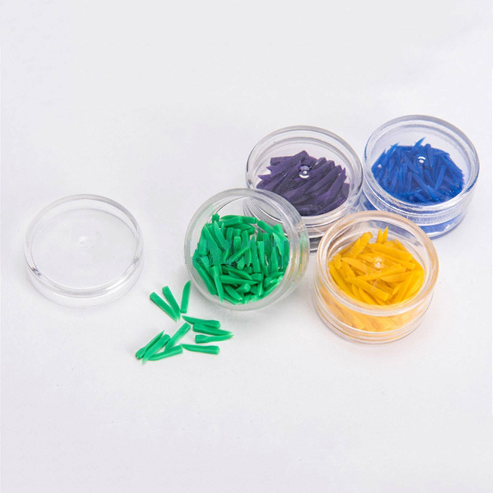 100-2000Pcs Dental Plastic Wedges Tooth Gap Diastema Wedge 4 Colors S/M/L/XL USA