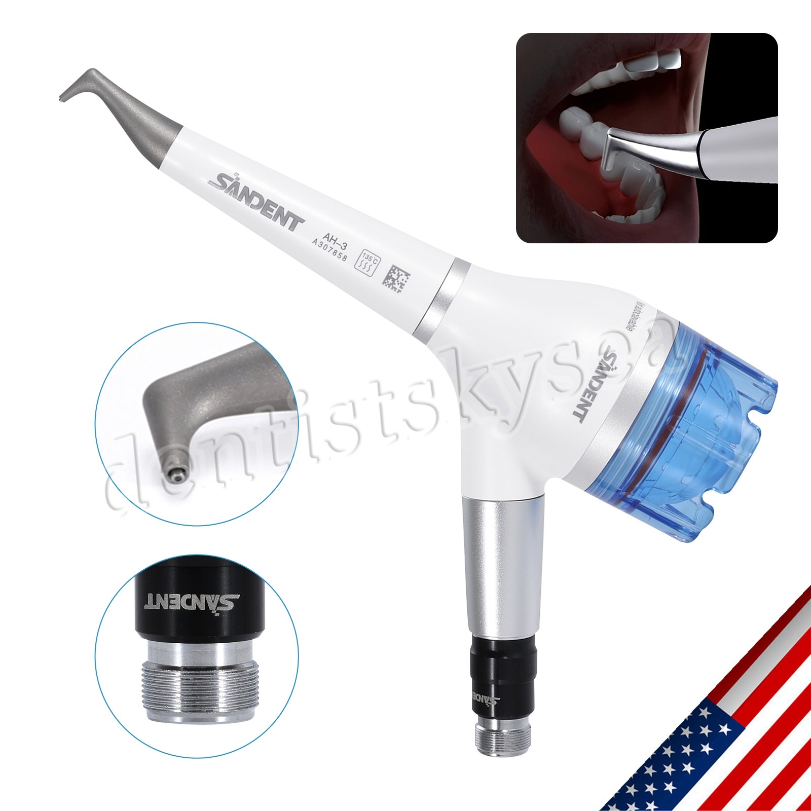 SANDENT Prophy Air Flow Prophy Handpiece Teeth Polishing 4Hole/2Hole