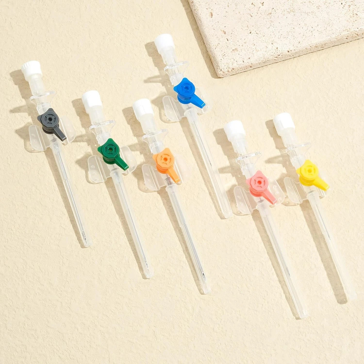 Practical 10/50pcs Disposable Catheter Cannula with Wing for Pet Dog Cat Animals