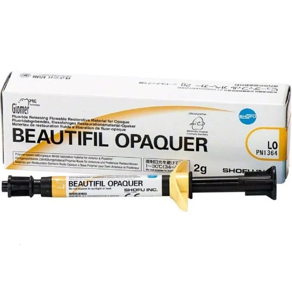 Shofu Dental 1363 Beautifil II Opaquer Flowable Composite Syr UO 2gm Free Ship