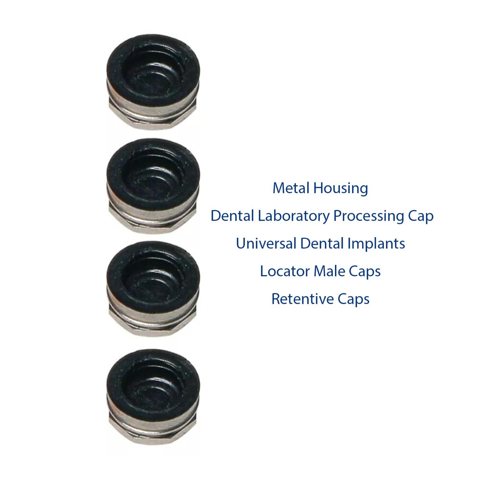 US Overdenture Locator Tapered Abutment for Hiossen Nobel Zimmer Retention Caps