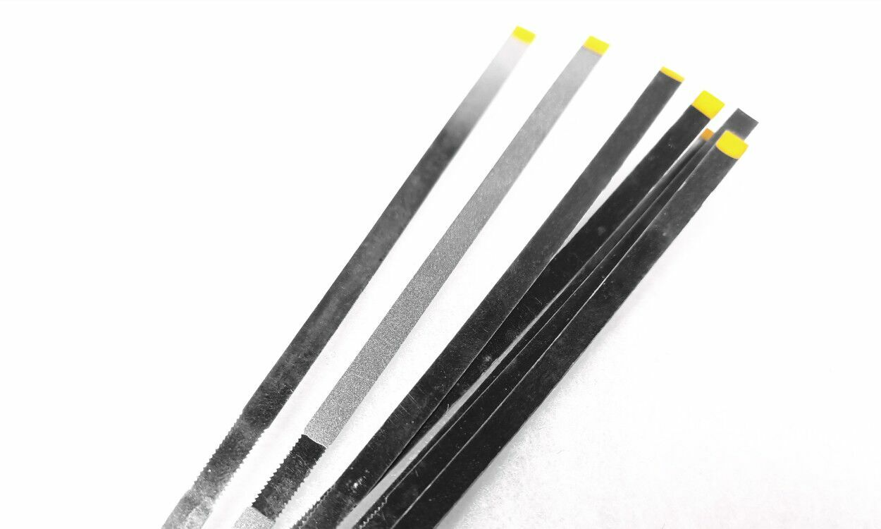 Dental Polishing Sand Strips Single Side With Holes Diamond Sanding Surface