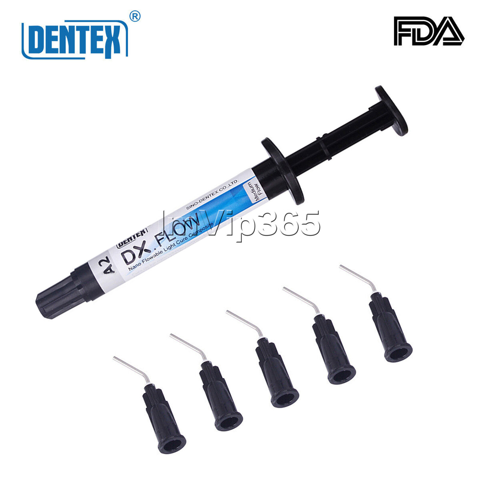 DX.FLOW DENTEX Flowable Medium Flow Light Cure Composite Resin A1, A2, A3