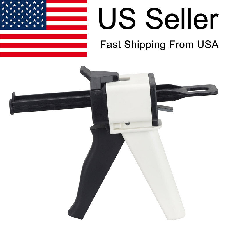 Impression Mixing Gun Cartridge Dispenser for VPS PVS Dental Materials 1:1/2:1