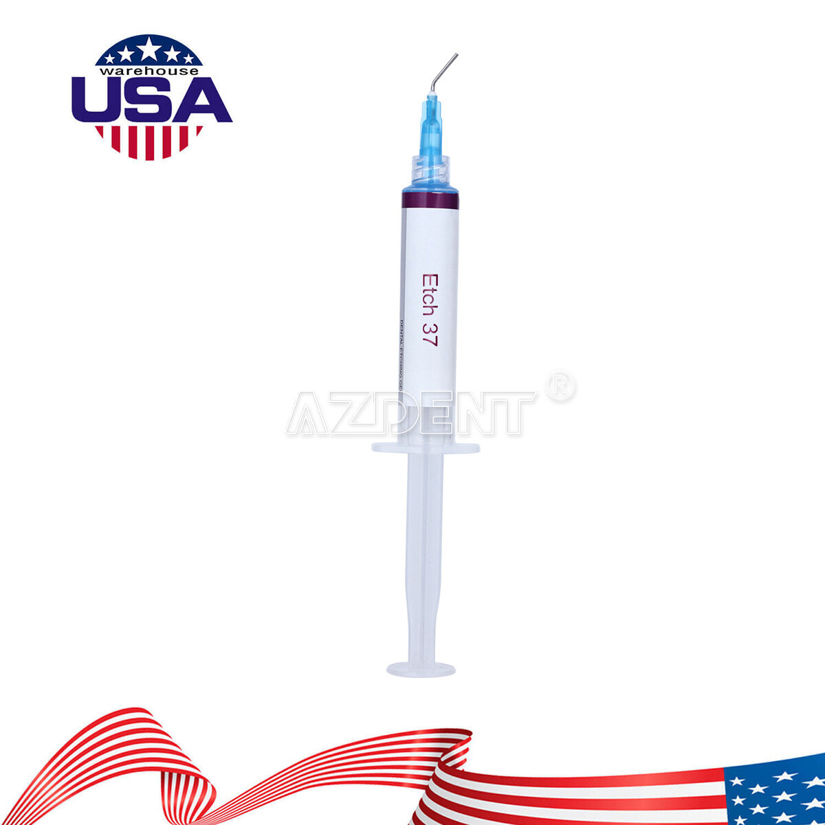 DX.Etch Dental Cure Light 9.5% Etch Gel HF Hydrofluor/ Acid Etching Gel 37%
